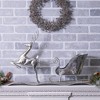Hammered Metal Reindeer with Sleigh 25.5"L - 2 of 4