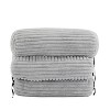 Vynxaria Light gray Latina Indoor Foldbable Bean Bag Lounge chair - 4 of 4