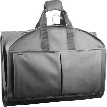 WallyBags 48" Deluxe Tri-Fold Travel Garment Bag with three pockets