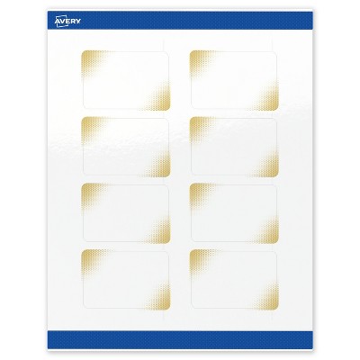 Avery Rectangle Labels, Gold Blush Pattern, 2" x 3"