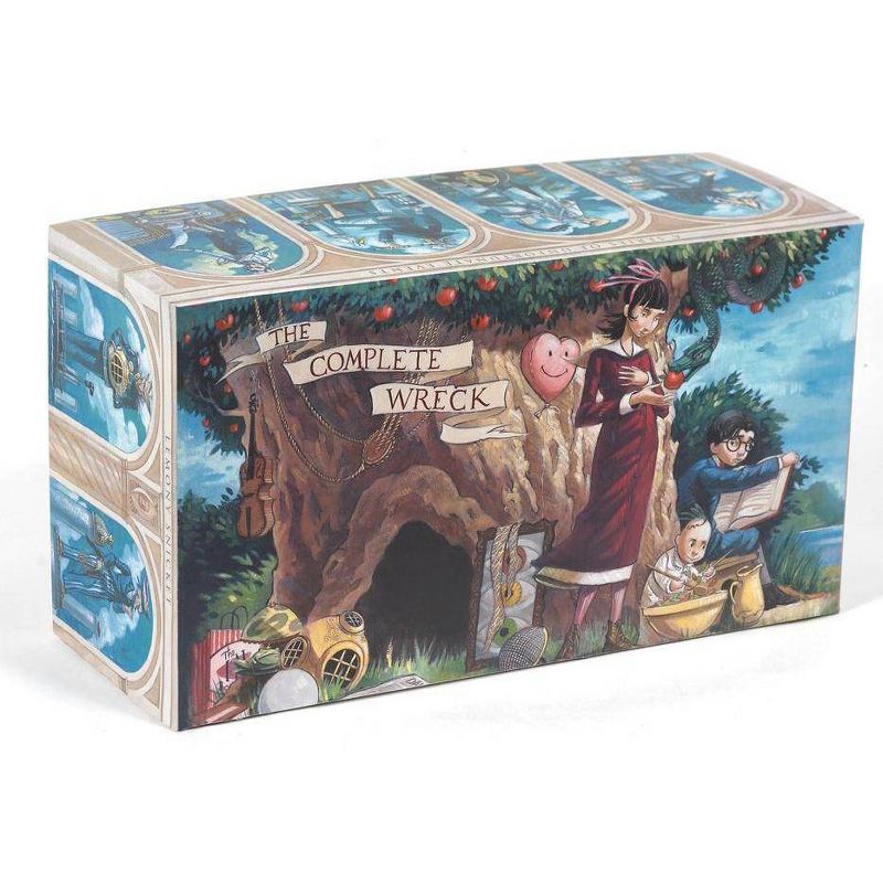 A Series of Unfortunate Events Box: The Complete Wreck (Books 1-13) - (A Unfortunate Events) by  Lemony Snicket (Hardcover), 1 of 2