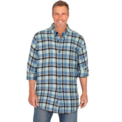 KingSize Men's Big & Tall Liberty Blues by KingSize Flannel Shirt