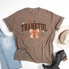 Simply Sage Market Women's Coquette Thankful Short Sleeve Garment Dyed Tee - 3 of 4