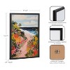 Kate & Laurel All Things Decor 12"x16" Gallery Tropical Bright Ocean Path Landscape Print by The Creative Bunch Studio Black - 3 of 4