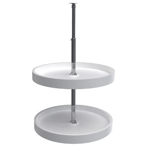 Rev-A-Shelf 6012 White Polymer Full Circle 2 Shelf Lazy Susan - 1 of 4