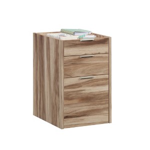 GDFStudio Tessa Rustic 3-Drawer Acacia Wood Finish File Cabinet - 1 of 4