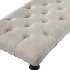 Syemin Ottomans and Benches Upholstered Bedroom Benches, Footrest Stool Accent Bench, Vintage Bedroom Bench End of Bed, Brown, 48"*16"*19.5" - 4 of 4