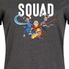Women's Avatar: The Last Airbender Trio Squad Graphic T-shirt Dress - Heather Charcoal - 3X - 2 of 4