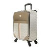 Disney Minnie Mouse Gold  Character Ear Patch White & Brown 22" Rolling Luggage - 3 of 4