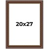 PosterPalooza | Traditional Brown Picture Frame - UV Acrylic, Foam Board Backing, Hanging Hardware - 2 of 4