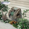 Suncast Handler 200 Foot Resin Wall Mounted Outdoor Garden Hose Reel, Taupe - 4 of 4