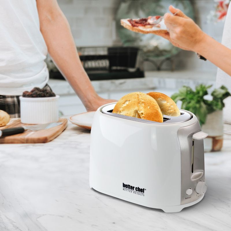 Better Chef Cool Touch Wide-Slot Toaster in White, 5 of 6