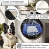 Artloge Luxury Pet Bed High-end Dutch Velvet Dog Bed Noble Pet Dog Cat Sofa Upholstered Cat Couch  with Washable Cover & Carved Headboard - 4 of 4