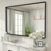 Apmir High-Strength Tempered Glass and Aluminum Alloy Framed French Cleat Mounted Wall Decor Bathroom Vanity Mirror with 5-Year Warranty - 4 of 4