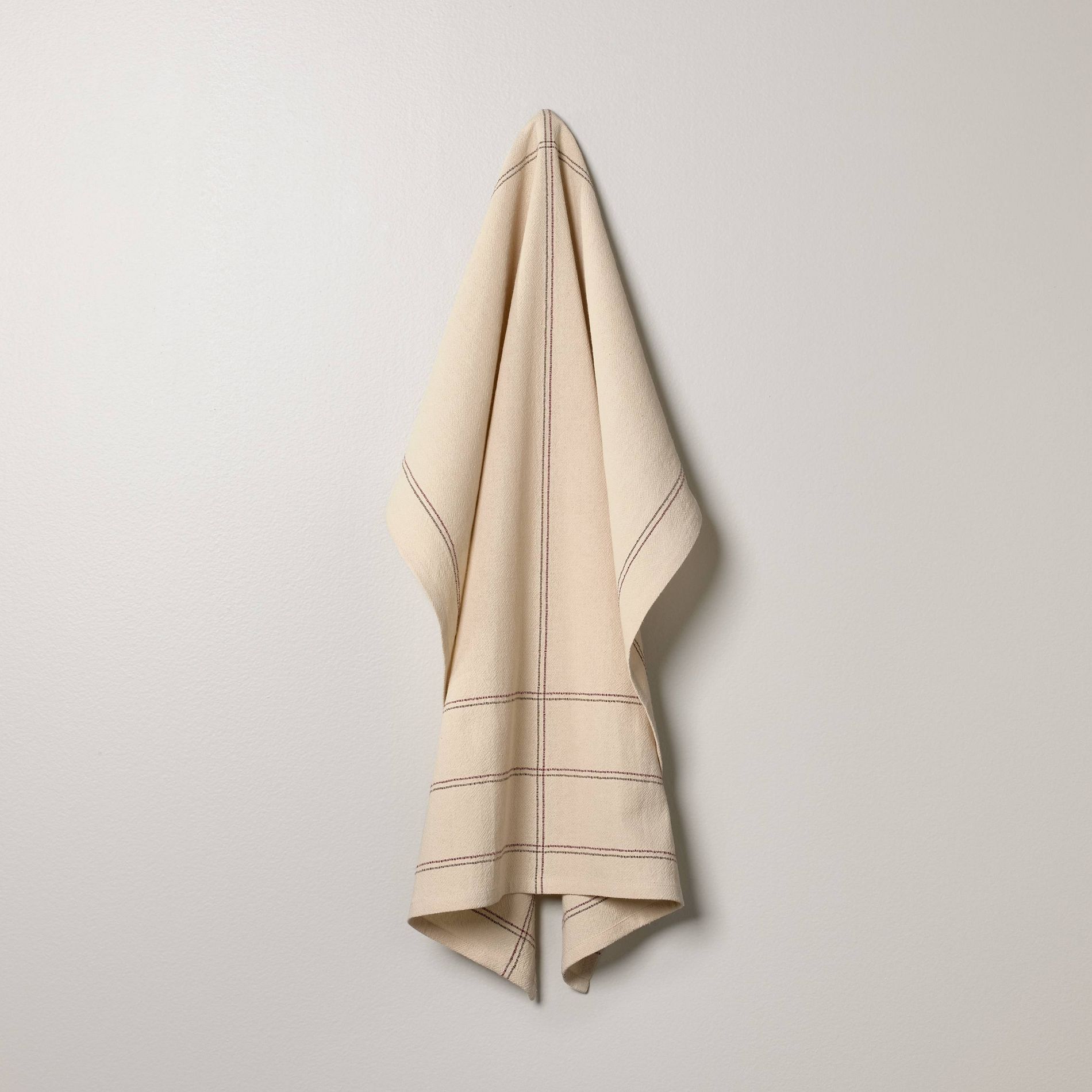 Flour Sack Towel Burgundy/Natural - Hearth & Hand™ with Magnolia