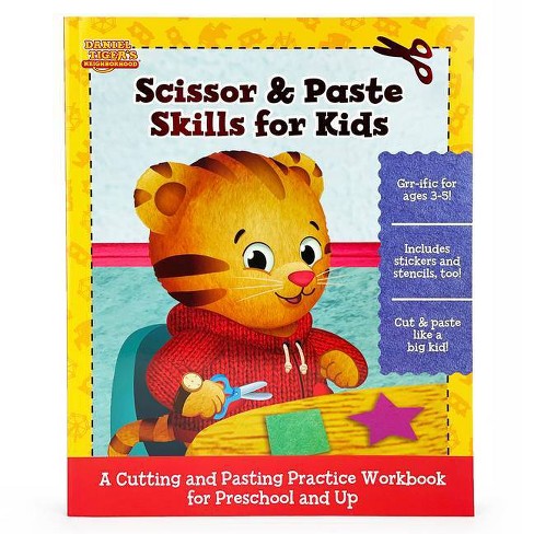 Daniel Tiger Scissor & Paste Skills For Kids - By Rose Nestling (paperback)  : Target