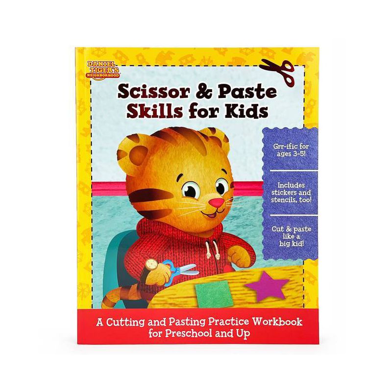 Daniel Tiger Scissor & Paste Skills for Kids - by  Rose Nestling (Paperback), 1 of 2