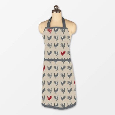 Chef Apron Hen Print Beige - MU Kitchen