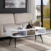 Acme Furniture Halima Coffee Table White/Black Finish - 2 of 4