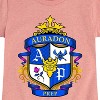 Girls' - Descendants - Auradon Prep Crest Fitted Short Sleeve Graphic T-Shirt - 2 of 4