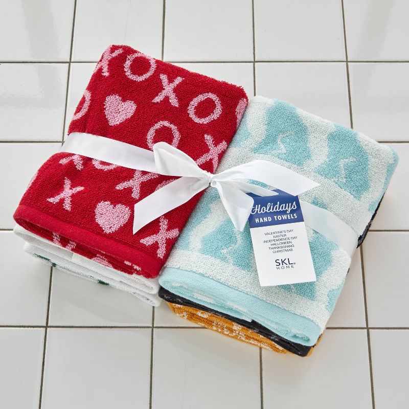 6pc Seasons Jacquard Hand Towel Set - SKL Home, 3 of 28