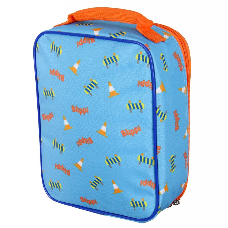 Blippi Kids Lunch Box Joy Ride School Insulated Lunch Bag Tote Blue, 3 of 6