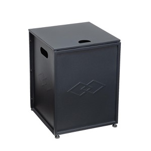 16‘’ Wide Outdoor Propane Tank Cover - 20 Lbs Tank Side Table with Storage, Dual Function for Gas Fire Pit, Grill, Griddle & Stoves - 1 of 4