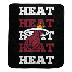 NBA Miami Heat Repeat Refresh Ultra Soft Blanket - 1 of 1