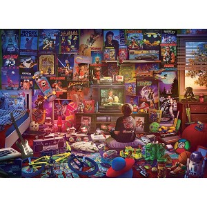Toynk An Afternoon in the 80s Retro 1000-Piece Jigsaw Puzzle By Rachid Lotf - 1 of 4