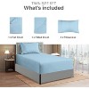 Extra Deep Pocket 4 Piece Sheet Set - Soft Bed Sheets, Fits 18"-24" Mattresses - CGK Linens - 2 of 4