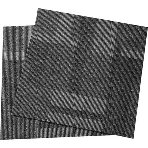 VEVOR Carpet Tiles Reusable, 24"x 24"Carpet Squares With Padding Attached, Soft Padded Carpet Tiles, Easy Install DIY (24Tiles, Mixed Gray) - 1 of 4