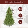 King of Christmas Artificial Christmas Tree Unlit, Alpine Fir Artificial Xmas Tree with Metal Stand - 2 of 4
