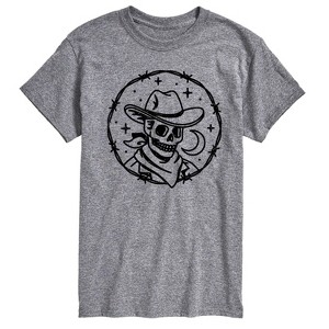 Men's - Country Casuals - Skeleton Cowboy Short Sleeve Graphic T-Shirt - 1 of 4