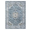 Area Rug Machine Washable Rug Vintage Medallion Indoor Accent Rug Traditional Floral Print Rug for Living Room Bedroom - 2 of 4
