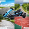 Acekool Kids Electric Go Kart, Racing Style, Two Speeds, Dual Motor, Impact-Resistant Frame, Drifting Fun, Music, Outdoor Ride-On Car - 2 of 4