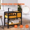 VEVOR Tortoise Habitat, Wooden Tortoise House Indoor & Outdoor, Tortoise Enclosure with Light Stand, Reptile Enclosure Small Animal Cage - 3 of 4