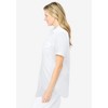 Woman Within Plus Size Short-Sleeve Cotton Campshirt - 4 of 4