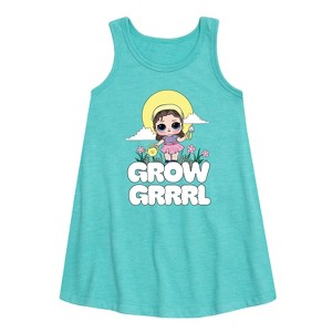 - LOL Surprise! - Grow Grrrl Graphic Sleeveless Aline Dress - 1 of 3
