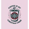 Coffee Is My Christmas Cheer Women's Crew Neck Short Sleeve Crop Tee - 2 of 2