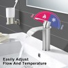 WOWOW Single Handle Waterfall Bathroom Faucet with Deckplate - image 4 of 4