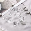 Unique Bargains Crystal Metal Ball Shape Pendant Tablecloth Weight Clips 4 Pcs - 4 of 4