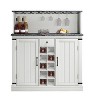 47" Wood Granite Pattern Cabinet - Festivo - 3 of 4