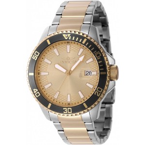 Invicta 46144 Men's Pro Diver Gold Dial Two Tone Bracelet Watch - 1 of 2
