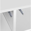 Large Spaces Shoe Cabinet High Glossy White Color with Led Light have moveable Shelves - 4 of 4