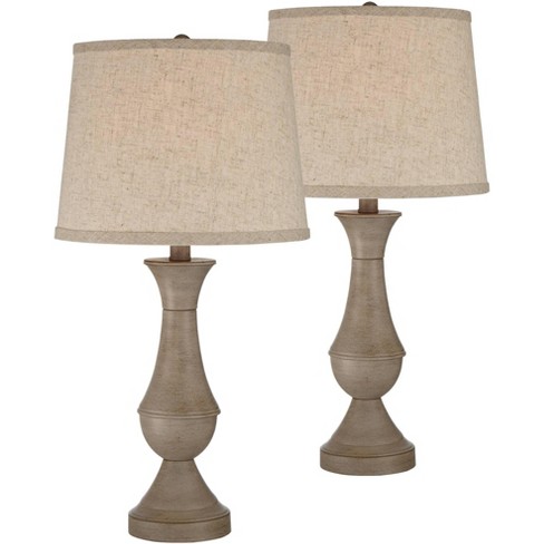 Regency Hill Traditional Table Lamps Set Of 2 With Usb Port Led Touch ...