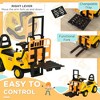 Sit and Scoot Ride-on Toy with Forklift Operation, Construction Toys for Kids with Under Seat Storage, Forklift Toy for 3-Year-Old Boys & Girls - 4 of 4