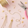 Juvale 11 Yards Rhinestone Chain, Gold Trim String for DIY Jewelry Making, Crafts, Shoe Charms, 2mm Wide - 2 of 4