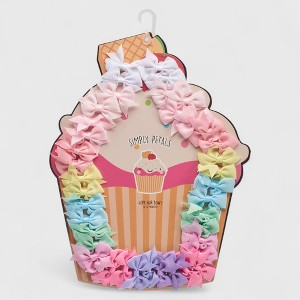 Simply Petals 40-Pack Cupcake Themed Baby Hair Bow Set -  Assorted Baby Bows for 0-12 Months, Colorful Clips for Infants, Girl, 40pcs - 1 of 4