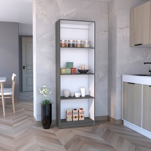 NicBex Bookcases for Living Room Modern 4-Shelf Home Bookcase Display Unit Bookshelf for Home Office, and Bedroom Storage - 1 of 4