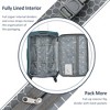 Lyngins 3-Piece Expandable Luggage Set –  20" Carry on Luggage, 24" & 28" Spinner Suitcases, Easy-Access Pockets, Travel-Ready Away Luggage - 3 of 4